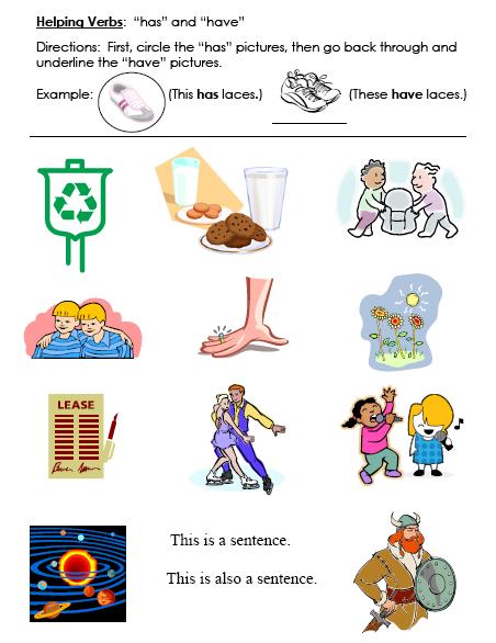 Helping Verbs â Word Lists, Activities, Worksheets, And More